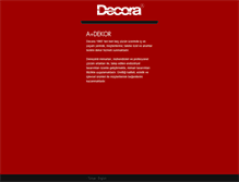 Tablet Screenshot of decor-a.com